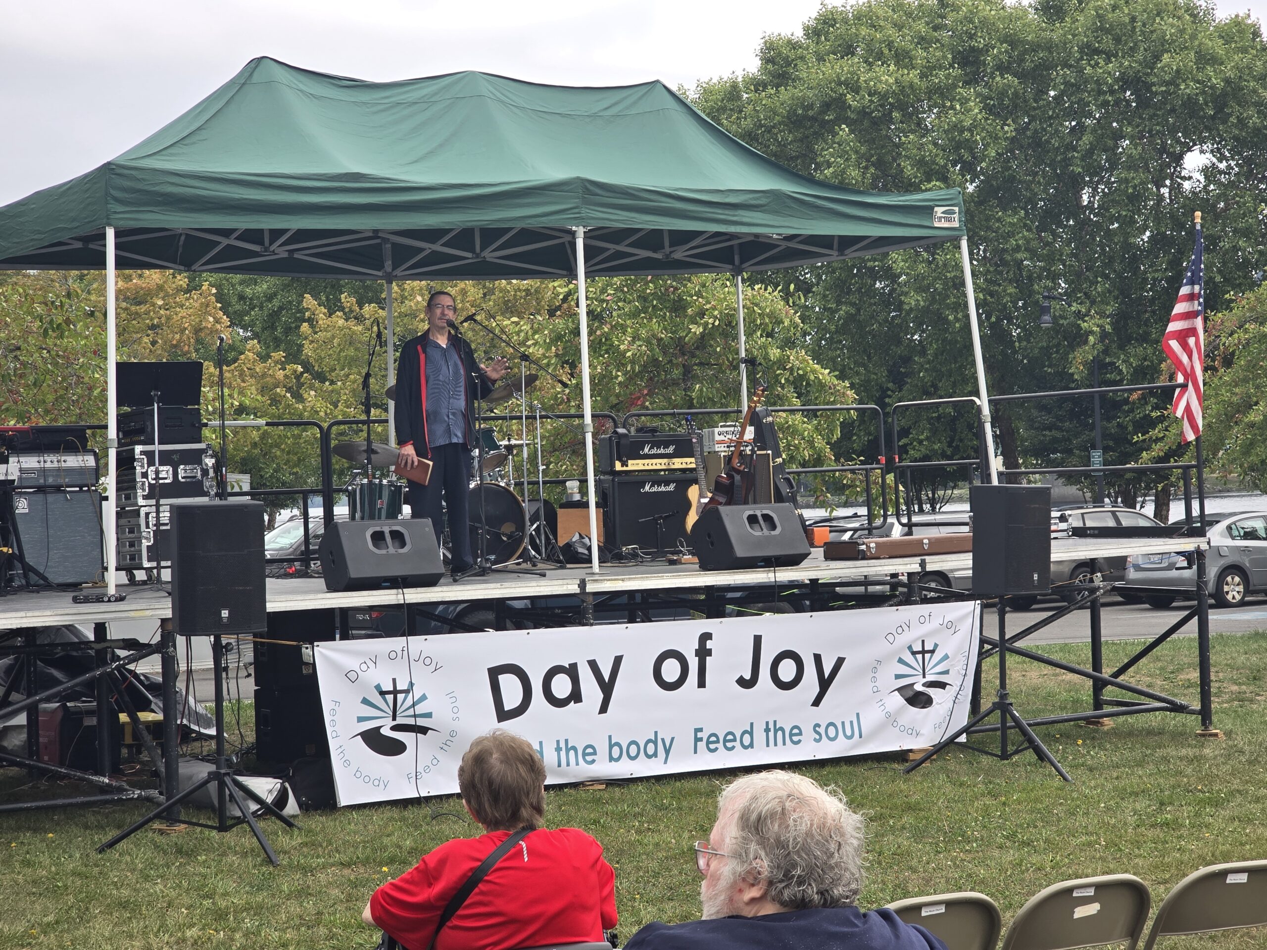 Day of Joy band stand